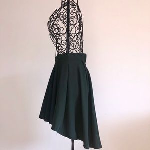Windsor Small Emerald Green High Low Skirt - NWNT